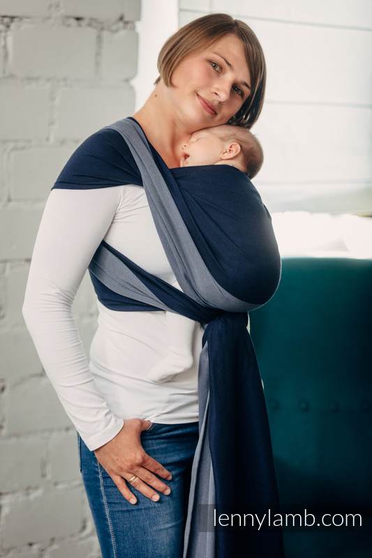 Lenny Lamb - My First Baby Sling - AZURITE AZURITE L