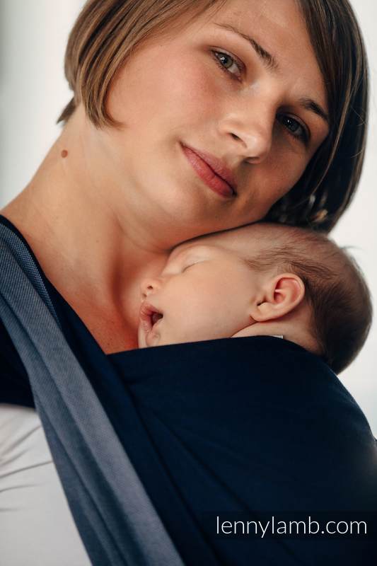 Lenny Lamb - My First Baby Sling - AZURITE AZURITE L