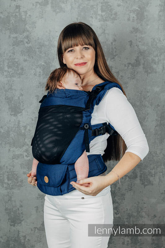 Lenny Lamb - My First Baby Carrier - LennyUpGrade with Mesh COBALT