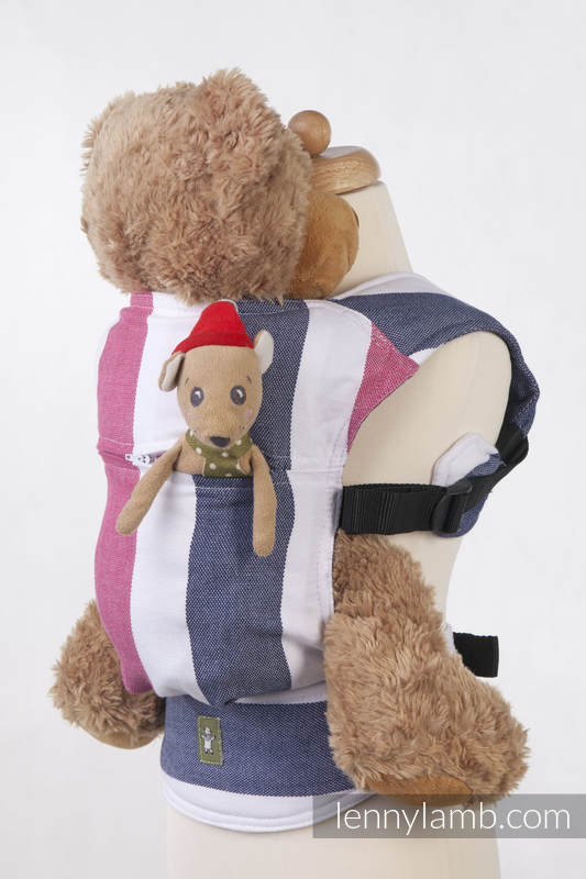 Lenny Lamb - Doll Carrier made of woven fabric MARINE