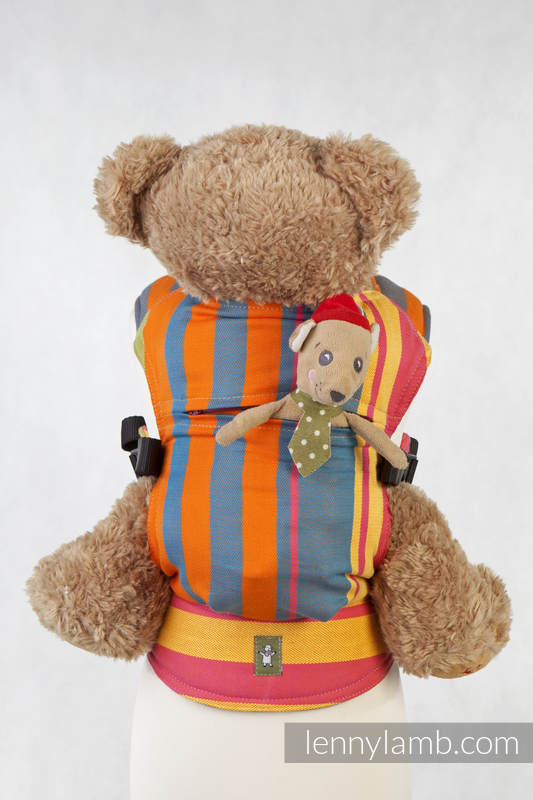 Lenny Lamb - Doll Carrier made of woven fabric ZUMBA ORANGE