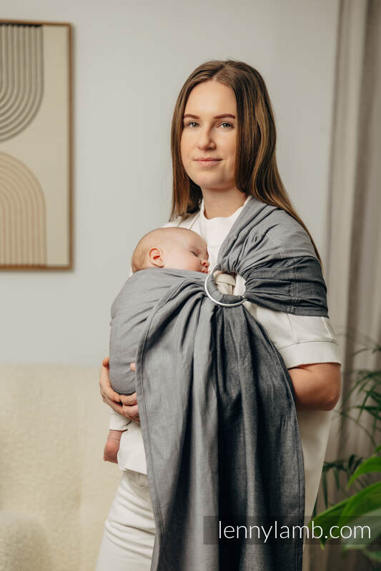 Lenny Lamb - My First Ring Sling - HOWLITE - 100% Cotton - Broken Twill Weave -  with gathered shoulder - standard 1.8m (grade B) HOWLITE B