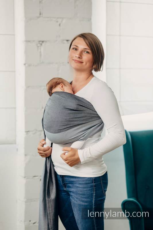 Lenny Lamb - My First Ring Sling - HOWLITE - 100% Cotton - Broken Twill Weave -  with gathered shoulder - standard 1.8m (grade B) HOWLITE B