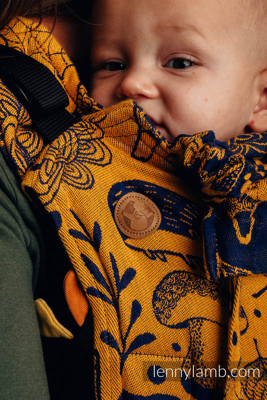 Lenny Lamb - Lenny Buckle Onbuhimo baby carrier UNDER THE LEAVES GOLDEN AUTUMN