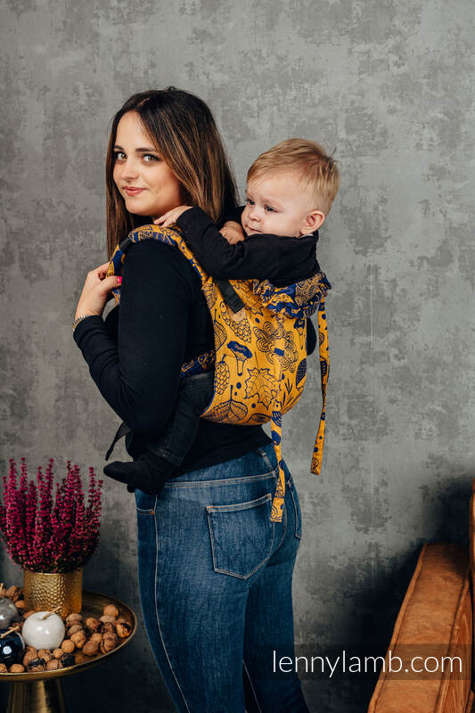 Lenny Lamb - Lenny Buckle Onbuhimo baby carrier UNDER THE LEAVES GOLDEN AUTUMN