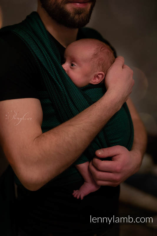 Lenny Lamb - Baby sling for babies with low birthweight EMERALD M
