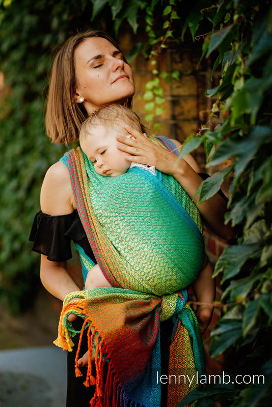 Lenny Lamb - Baby Wrap with Fringes LITTLELOVE JUNGLE M
