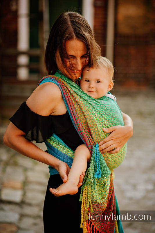 Lenny Lamb - Baby Wrap with Fringes LITTLELOVE JUNGLE M