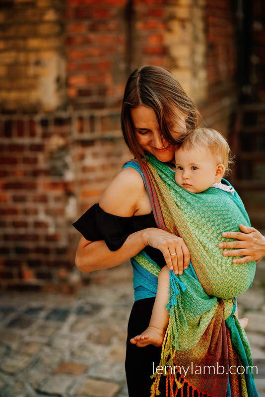 Lenny Lamb - Baby Wrap with Fringes LITTLELOVE JUNGLE M
