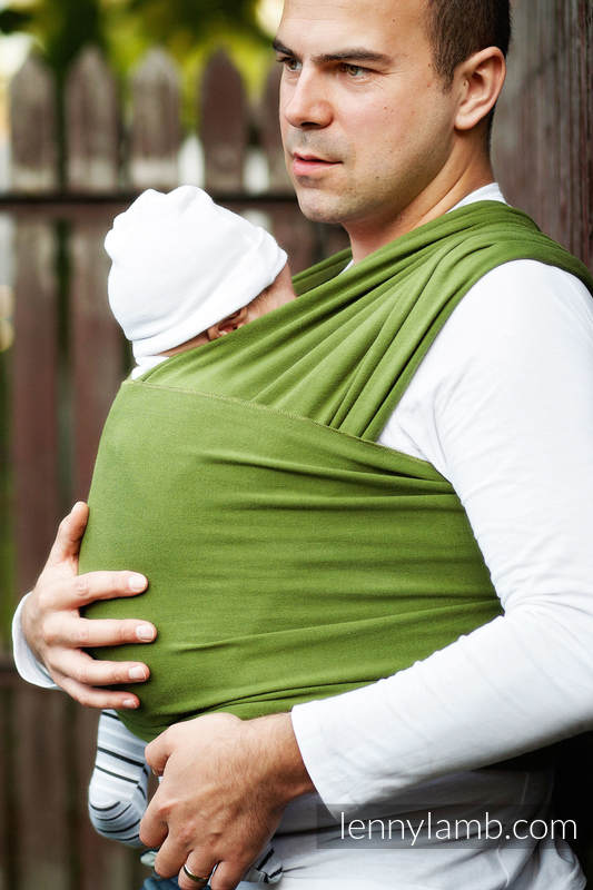 Lenny Lamb - Stretchy/Elastic Baby Sling - FOR PROFESSIONAL USE EDITION - MALACHITE - standard size 5.0 m FOR PROFESSIONAL USE EDITION MALACHITE