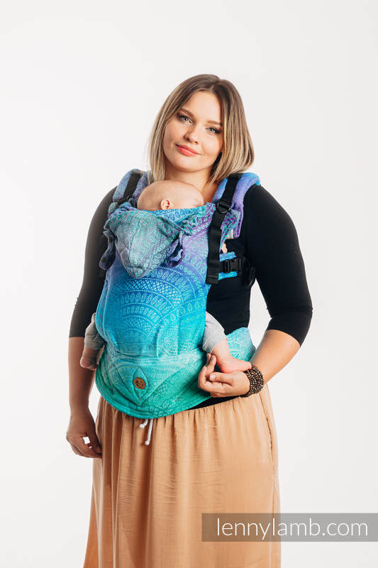 Lenny Lamb - Ергономична раница LennyGo PEACOCK S TAIL FANTASY Lenny Lamb - Ергономична раница LennyGo PEACOCK S TAIL FANTASY
