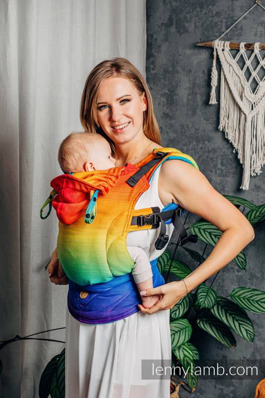 Lenny Lamb - Ергономична раница LennyGo RAINBOW BABY
