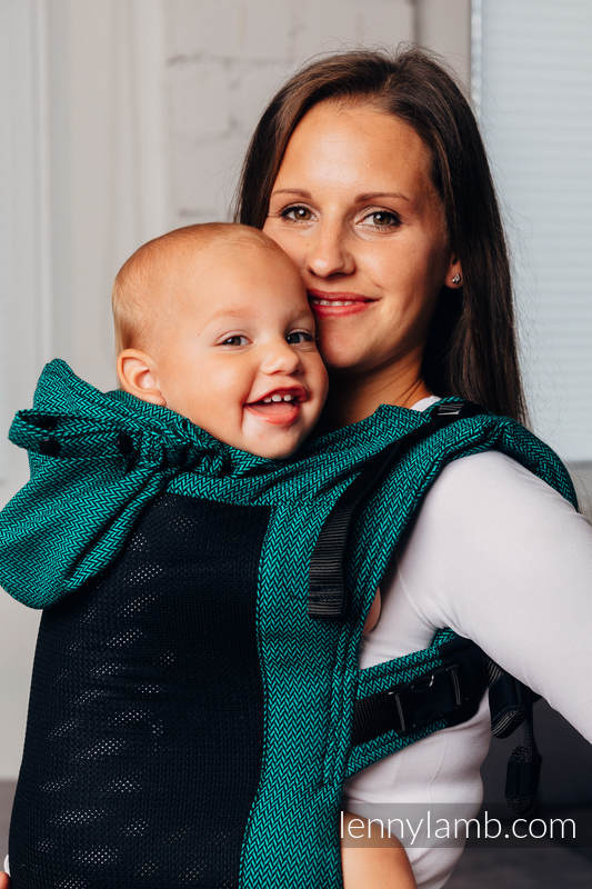 Lenny Lamb - My First Baby Carrier - LennyGo with Mesh EMERALD