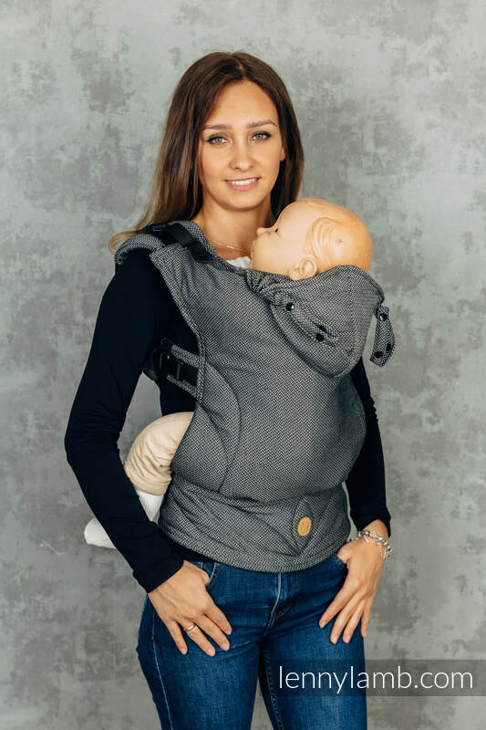 Lenny Lamb - LennyGo Basic Line Ergonomic Carrier - GRAPHITE - Toddler Size GRAPHITE