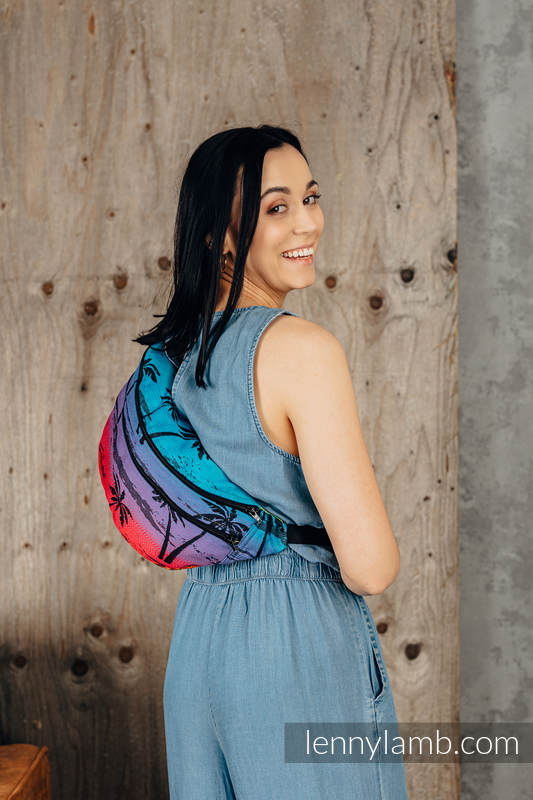 Lenny Lamb - Waist Bag made of woven fabric RAINBOW ISLAND