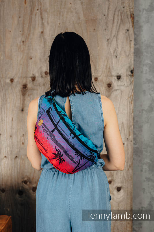 Lenny Lamb - Waist Bag made of woven fabric RAINBOW ISLAND