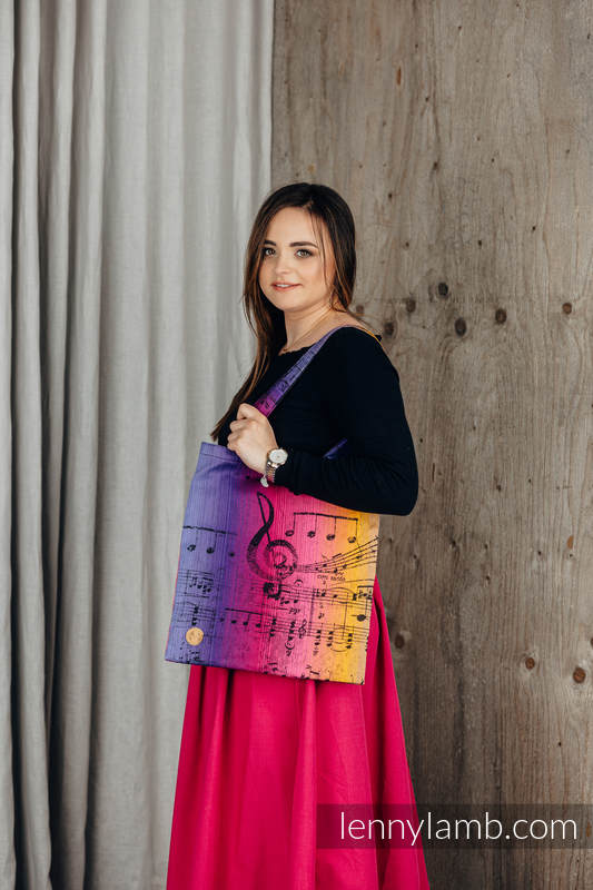 Lenny Lamb - Shopping bag made of wrap fabric (100% cotton) - SYMPHONY - FRIENDS  SYMPHONY FRIENDS