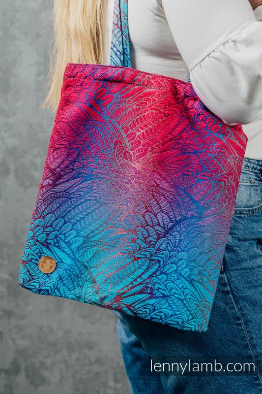 Lenny Lamb - Shopping bag made of wrap fabric (100% cotton) - WILD SOUL - BLAZE  WILD SOUL BLAZE
