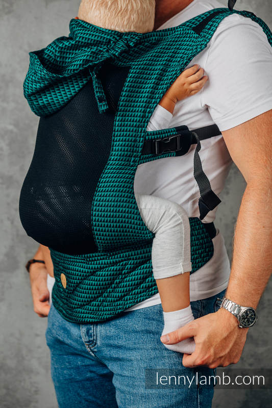 Lenny Lamb - My First Baby Carrier - LennyGo with Mesh JADE