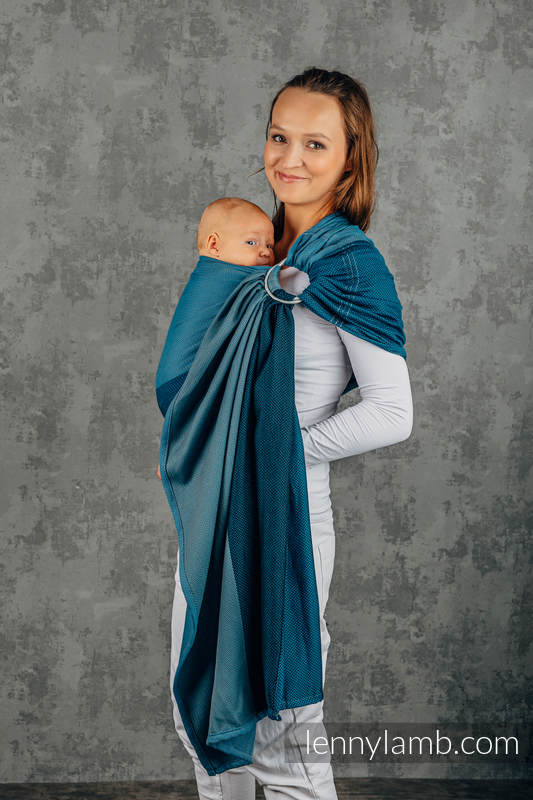 Lenny Lamb - Basic Line Ring Sling LITTLE HERRINGBONE ANGELITE