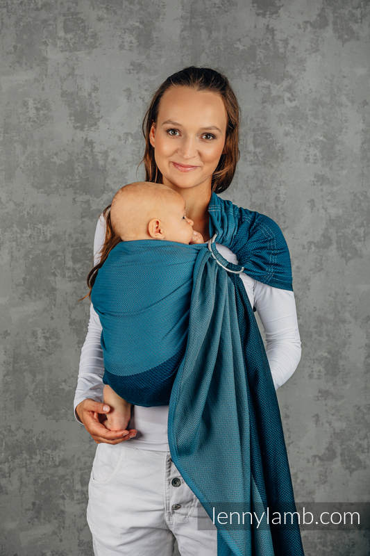 Lenny Lamb - Basic Line Ring Sling LITTLE HERRINGBONE ANGELITE