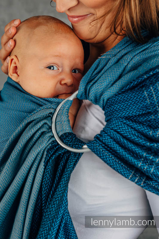 Lenny Lamb - Basic Line Ring Sling LITTLE HERRINGBONE ANGELITE