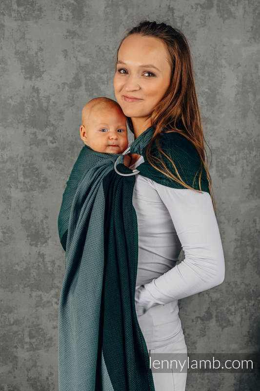 Lenny Lamb - Basic Line Ring Sling LITTLE HERRINGBONE NEPHRITE