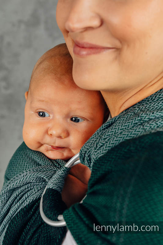 Lenny Lamb - Basic Line Ring Sling LITTLE HERRINGBONE NEPHRITE