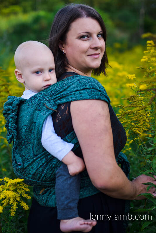 Lenny Lamb - LennyHybrid Half Buckle Carrier WILD WINE IVY