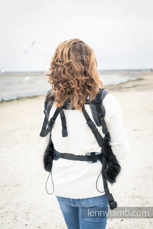 Lenny Lamb - Cover for baby carrier/wrap - Softshell - Grey (grade B) B