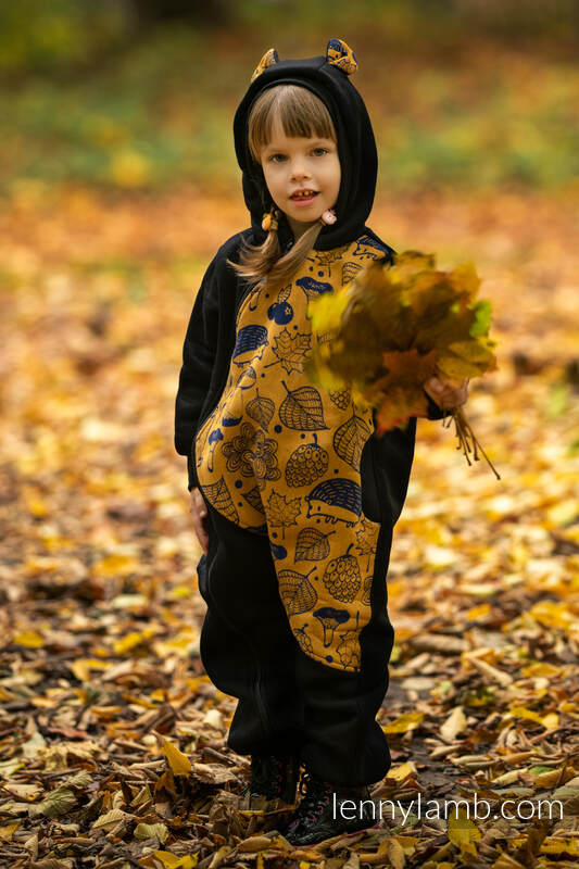 Lenny Lamb - Bear Romper - size 68 - Black & Under the Leaves - Golden Autumn 