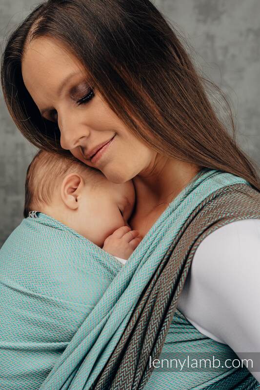 Lenny Lamb - My First Baby Sling LITTLE HERRINGBONE BABY MINT L B