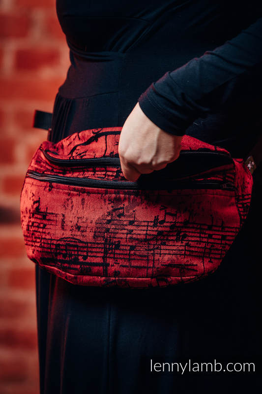 Lenny Lamb - Waist Bag made of woven fabric SYMPHONY FLAMENCO