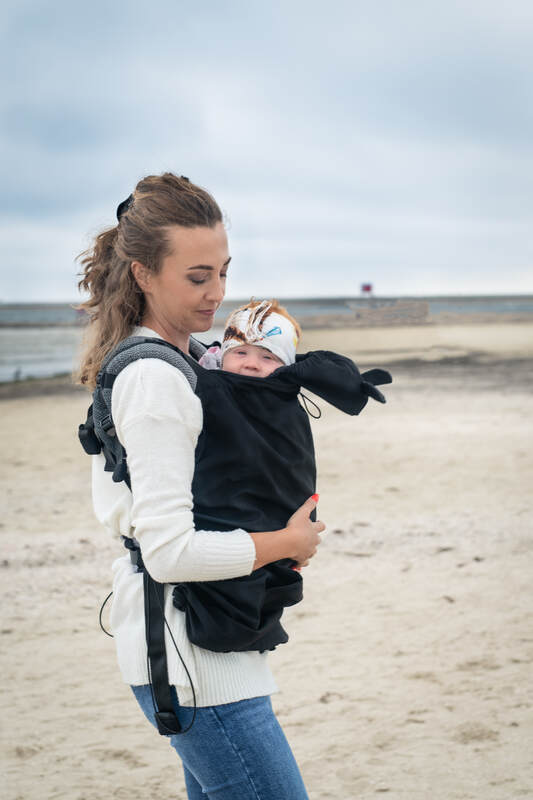 Lenny Lamb - Cover for baby carrier/wrap - Softshell - Black (grade B) B
