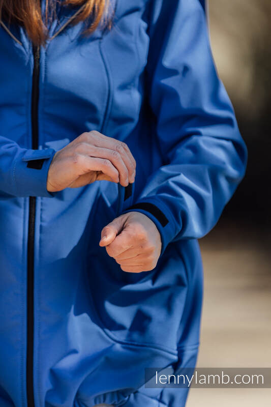 Lenny Lamb - Softshell Babywearing Coat - Blue - size L L