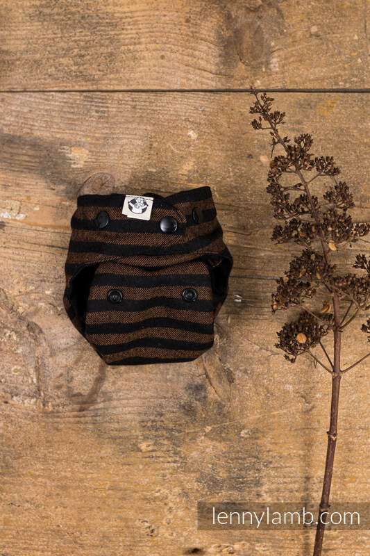 Lenny Lamb - Wool Cover - Brown & Black Stripes - NB NB