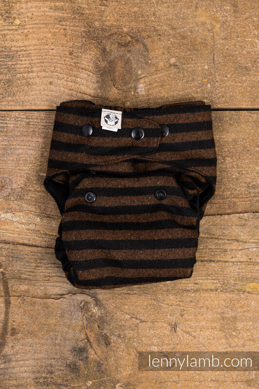 Lenny Lamb - Wool Cover - Brown & Black Stripes - OS OS