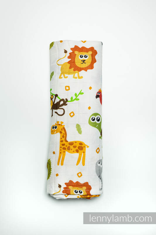 Lenny Lamb - Swaddle Blanket Maxi - TRIP TO THE ZOO TRIP TO THE ZOO