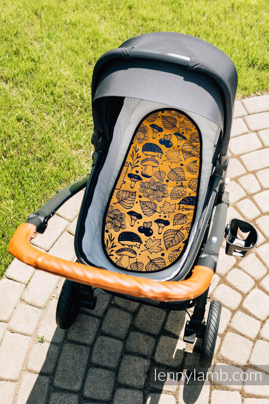 Lenny Lamb - Anti-sweat pram liner (for a bassinet) - UNDER THE LEAVES - GOLDEN AUTUMN UNDER THE LEAVES GOLDEN AUTUMN