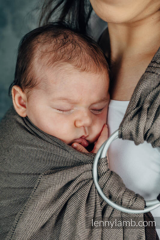 Lenny Lamb - My First Ring Sling HOT CHOCOLATE