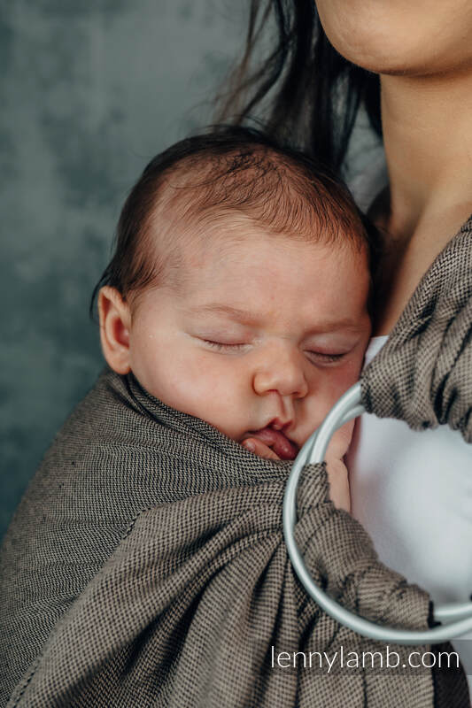 Lenny Lamb - My First Ring Sling HOT CHOCOLATE