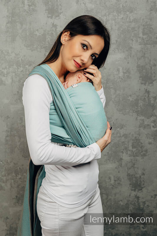 Lenny Lamb - My First Baby Sling LITTLE HERRINGBONE BABY MINT XS B
