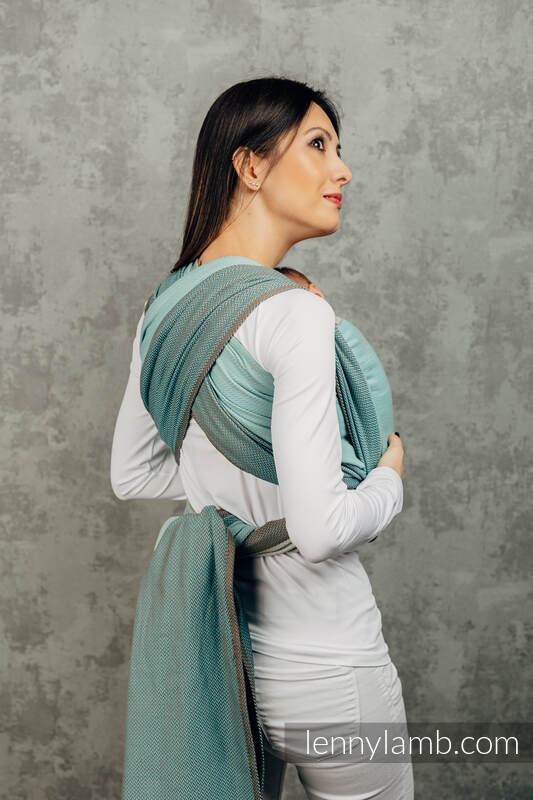 Lenny Lamb - My First Baby Sling LITTLE HERRINGBONE BABY MINT XS B