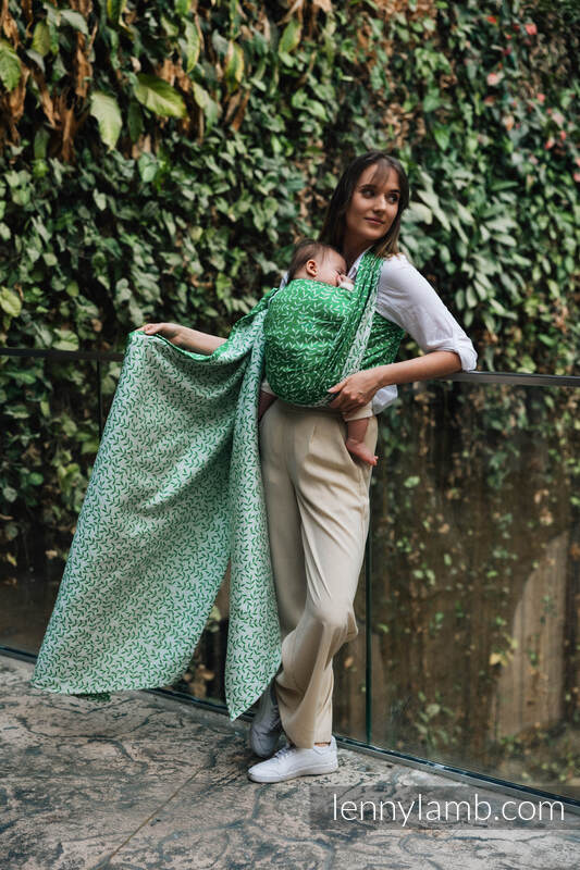 Lenny Lamb - Тъкан слинг-шал TENCEL ENCHANTED NOOK EVERGREEN M