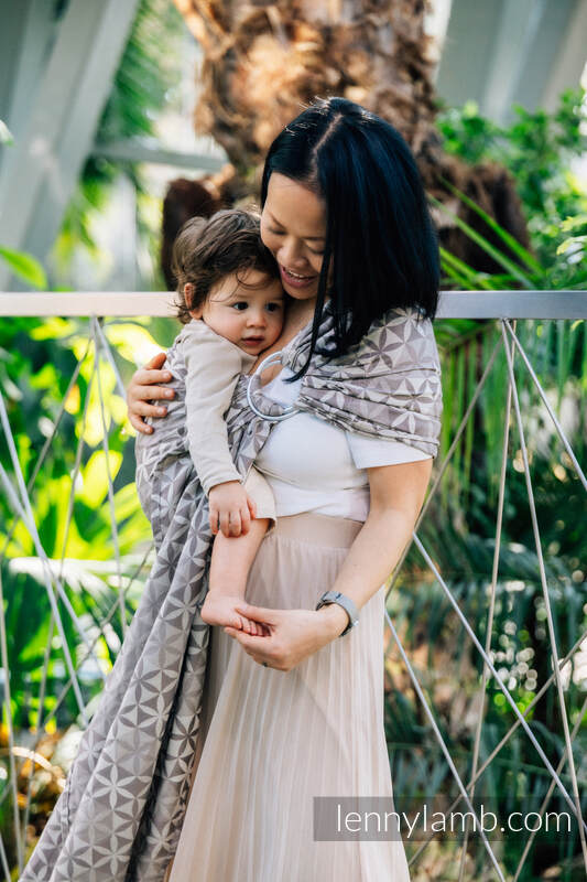 Lenny Lamb - Ring Sling TENCEL HEXAFLOWERS MIRROR Lenny Lamb - Ring Sling TENCEL HEXAFLOWERS MIRROR