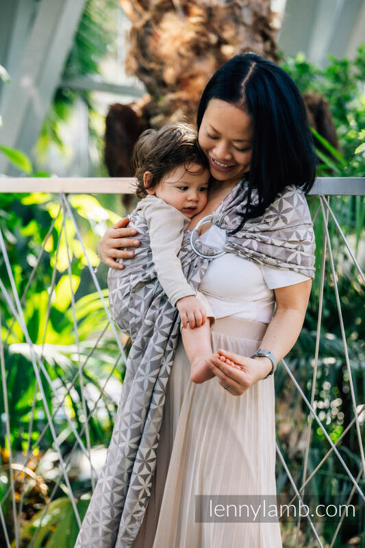 Lenny Lamb - Ring Sling TENCEL HEXAFLOWERS MIRROR