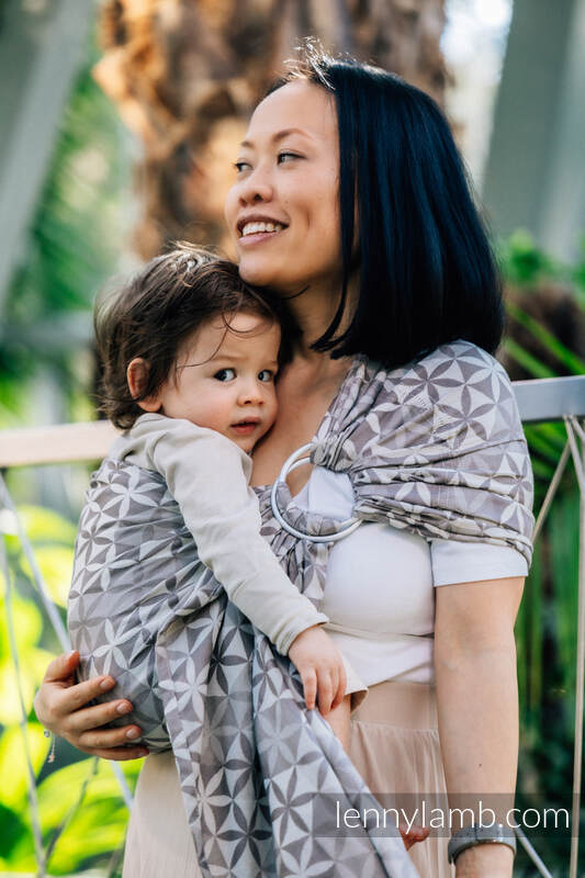 Lenny Lamb - Ring Sling TENCEL HEXAFLOWERS MIRROR