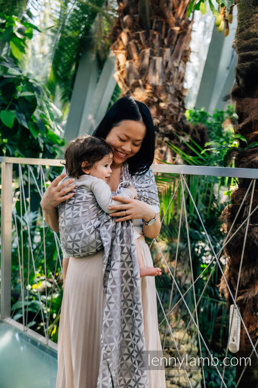 Lenny Lamb - Ring Sling TENCEL HEXAFLOWERS MIRROR