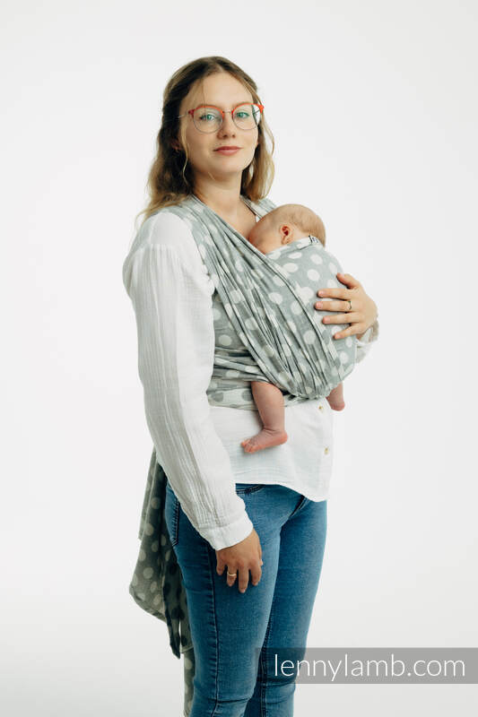 Lenny Lamb - Тъкан слинг-шал POLKA DOTS PLOP L