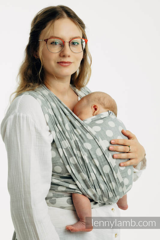 Lenny Lamb - Тъкан слинг-шал POLKA DOTS PLOP XL